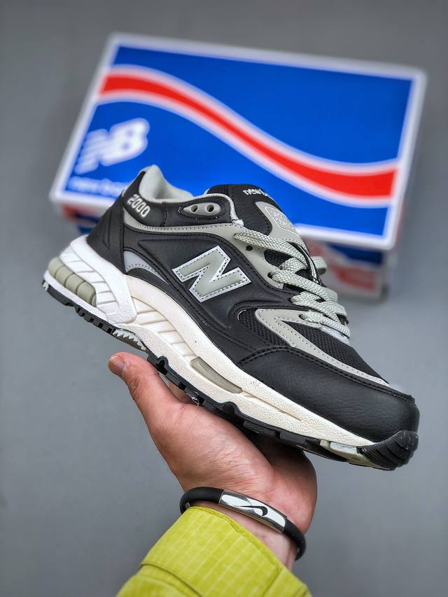 New Balance 2000 复古单品 原楦原纸版开发版型#小红书穿搭款式，Nb新百伦New Balance 2000 系列低帮复古老爹风休闲运动跑步鞋Ne