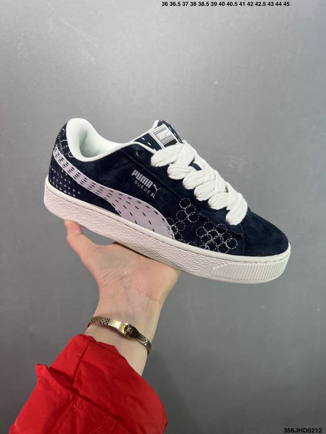 公司级Puma Suede Xl 厚鞋舌 轻便防滑低帮板鞋 实拍首发 完美细节 官方1:1 同步升级 Tr大底 中底走线 三维立体烫金Logo 栩栩如生 官方货