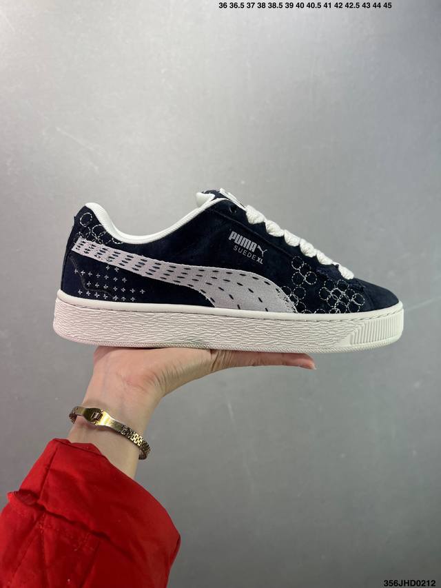 公司级Puma Suede Xl 厚鞋舌 轻便防滑低帮板鞋 实拍首发 完美细节 官方1:1 同步升级 Tr大底 中底走线 三维立体烫金Logo 栩栩如生 官方货