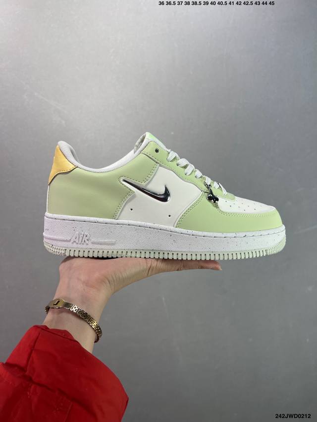 公司级Nike Air Force 1 Low 米白灰银小勾 空军一号低帮运动休闲板鞋 官方同步 原装级别 原楦头原纸板 打造纯正空军版型#专注外贸渠道 全掌内