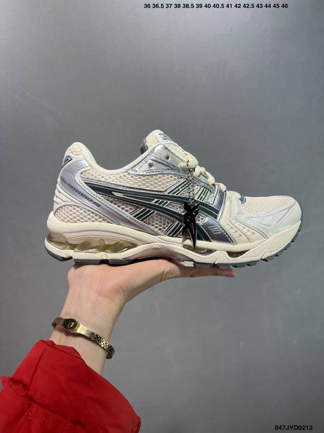 公司级Asics Gel-Kayano 14复古单品 亚瑟士系列轻量缓震休闲运动跑步鞋 设计师 Hidenori Yamashita 以 Flash 一词为灵感