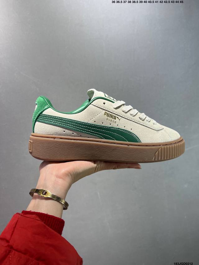 公司级Puma Suede Xl复古单品 彪马 防滑耐磨低帮德训板鞋 货号::395228 02 尺码:36 37 37.5 38 38.5 39 40 40.