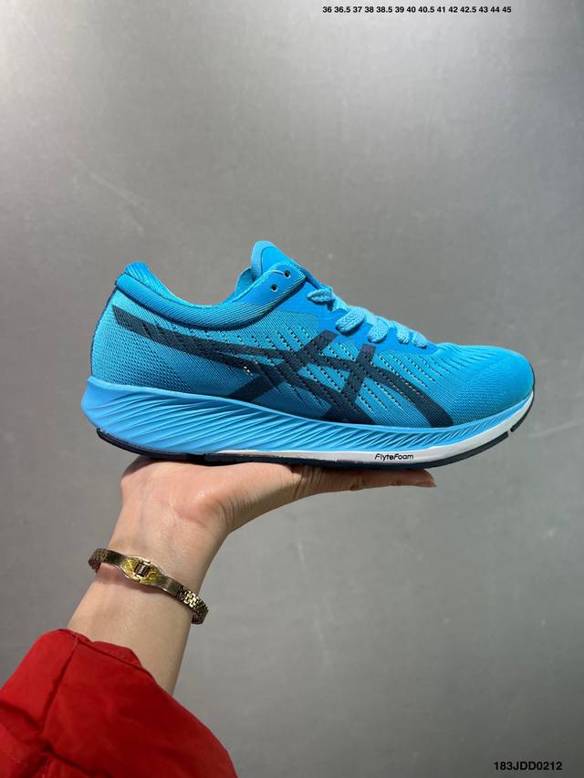 日本专业跑鞋品牌-亚瑟士 Asics Metaracer Tokyo 公司级版本 超顶级轻量化运动有氧慢跑鞋 全新原装数据开发人体工学一体式 全掌Ff Blas