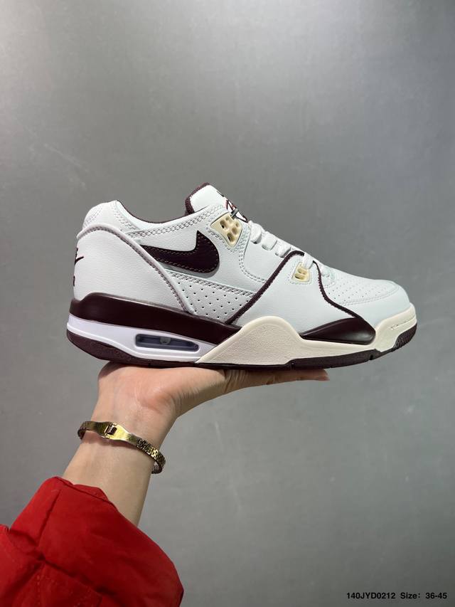 公司级耐克Nike Air Flight 89男子运动鞋 Aj4兄弟款 缓震篮球鞋 重塑80年代后期非凡篮球战靴的经典风范 利落皮革结构搭载卓越缓震系统 重现传