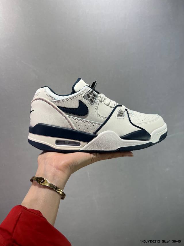 公司级耐克Nike Air Flight 89男子运动鞋 Aj4兄弟款 缓震篮球鞋 重塑80年代后期非凡篮球战靴的经典风范 利落皮革结构搭载卓越缓震系统 重现传 - 点击图像关闭