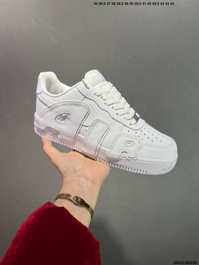 公司级 Nike Air Force 1 Low 皮蓬 空军一号经典低帮 原厂定制皮料 Flea原盒原标 内置全掌气垫 货号:Dc4457-001 Size:3