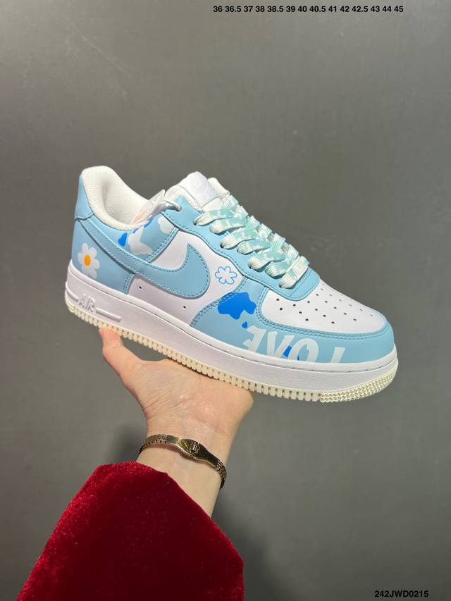 公司级 Nike Air Force 1 Low’07 空军一号低帮休闲板鞋 定制皮料 原楦原纸板 纯正空军版型 内置全掌气垫 货号：男 Cw2288-114