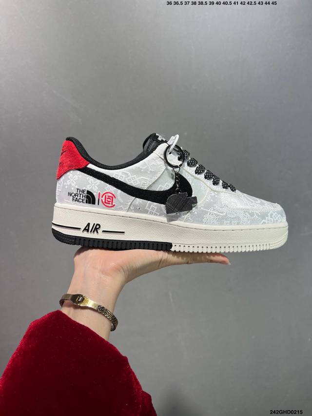 核心私 公司级Nike Air Force 1 ‘07 Low “斯图西联名 黑灰双色底”空军一号 低帮 运动鞋 休闲鞋 折边针车 工艺难度大 原楦头原纸板 原