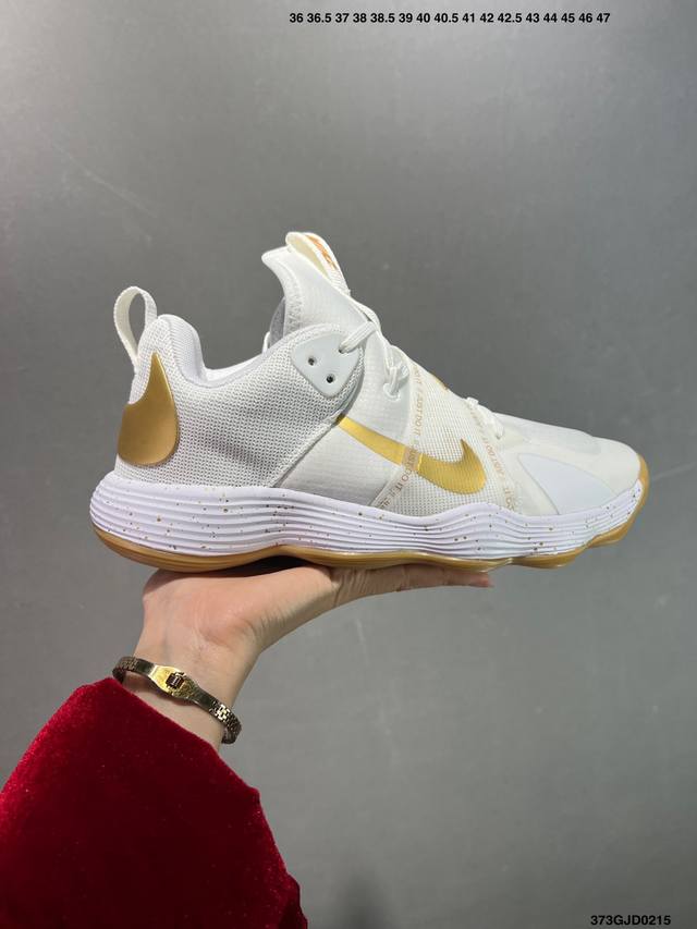 核心私 公司级耐克Nike React Hyperset袜套加绑带运动 排球鞋男女鞋 货号:Dj4473-100 尺码:36-45 Ld:373Gjd0215