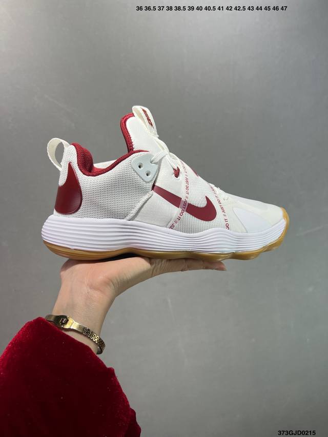 核心私 公司级耐克Nike React Hyperset袜套加绑带运动 排球鞋男女鞋 货号:Dj4473-100 尺码:36-45 Ld:373Gjd0215