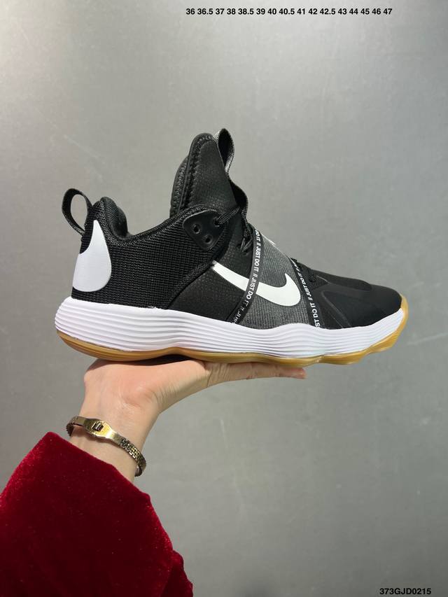 核心私 公司级耐克Nike React Hyperset袜套加绑带运动 排球鞋男女鞋 货号:Dj4473-100 尺码:36-45 Ld:373Gjd0215