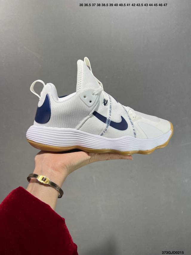 核心私 公司级耐克Nike React Hyperset袜套加绑带运动 排球鞋男女鞋 货号:Dj4473-100 尺码:36-45 Ld:373Gjd0215