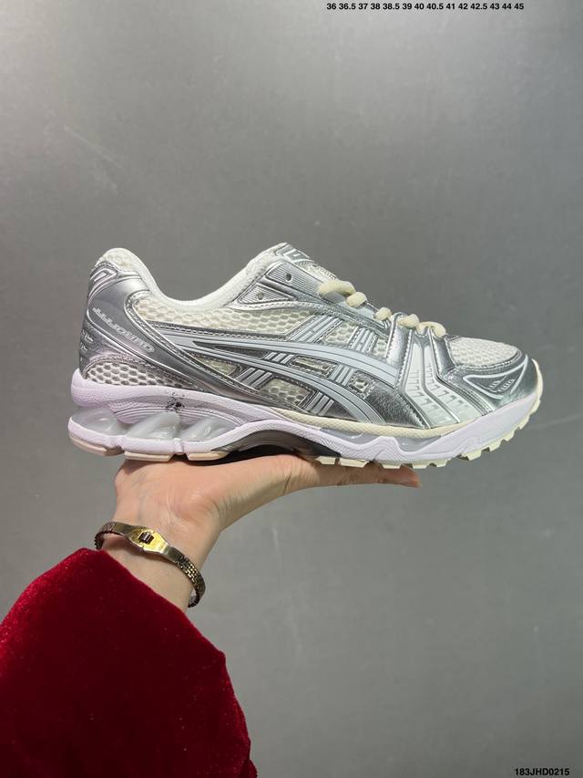 公司级Asics Gel-Kayano 14复古单品 亚瑟士系列轻量缓震休闲运动跑步鞋 设计师 Hidenori Yamashita 以 Flash 一词为灵感