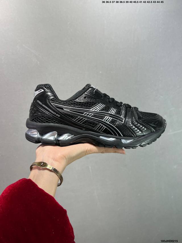 公司级Asics Gel-Kayano 14复古单品 亚瑟士系列轻量缓震休闲运动跑步鞋 设计师 Hidenori Yamashita 以 Flash 一词为灵感