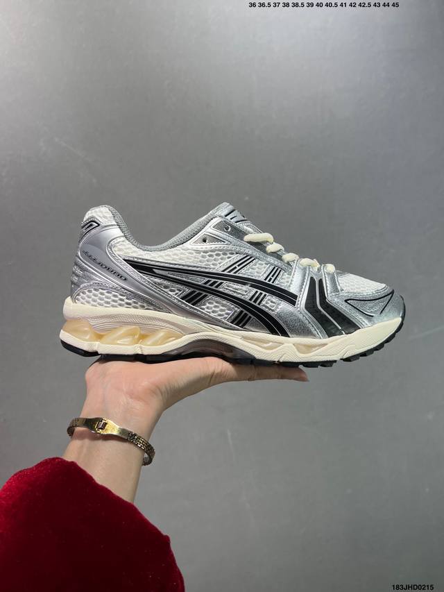 公司级Asics Gel-Kayano 14复古单品 亚瑟士系列轻量缓震休闲运动跑步鞋 设计师 Hidenori Yamashita 以 Flash 一词为灵感