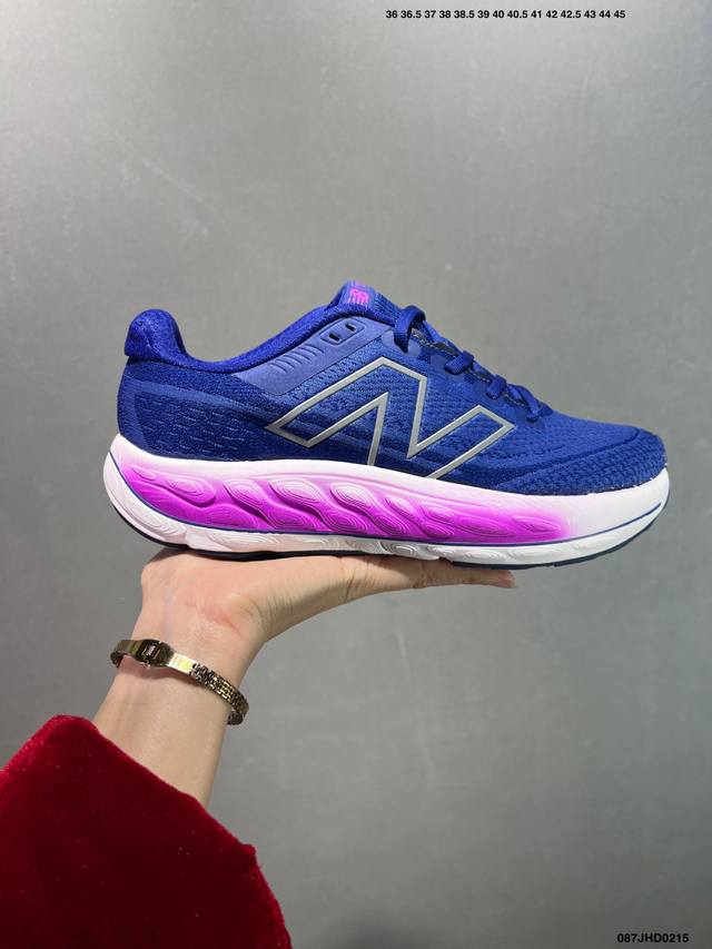 公司级New Balance Nb Fresh Foam X Vongo V6舒适运动 织物防滑耐磨低帮 马拉松跑步鞋 货号:Wvngolk6 尺码:36-45