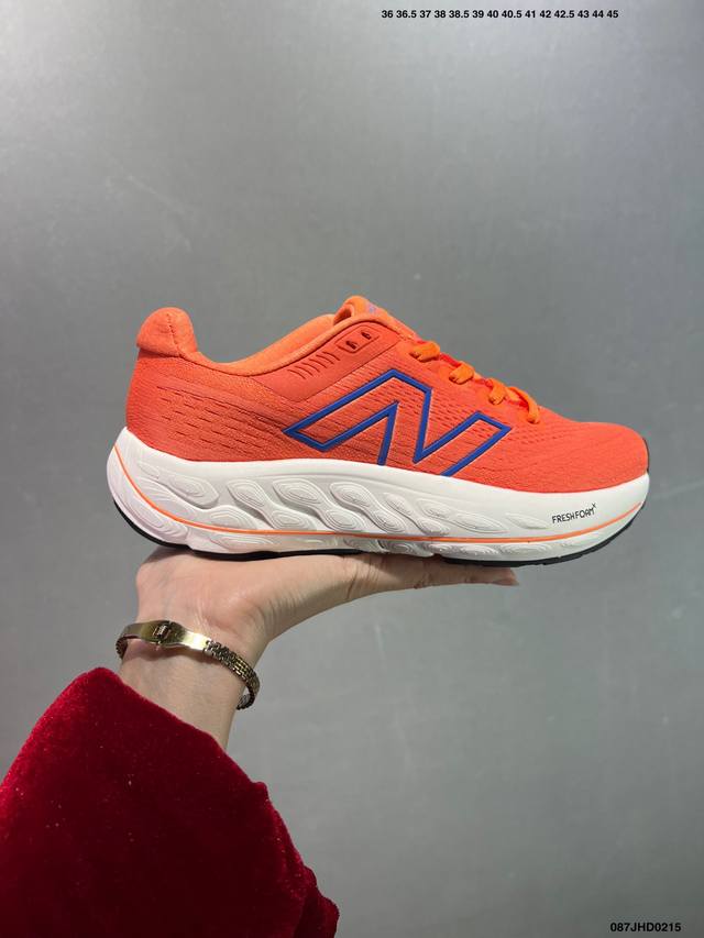 公司级New Balance Nb Fresh Foam X Vongo V6舒适运动 织物防滑耐磨低帮 马拉松跑步鞋 货号:Wvngolk6 尺码:36-45