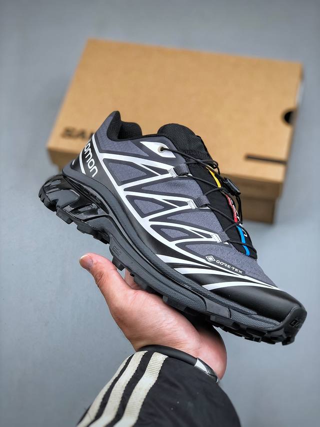 Salomon Xt-6 Recut 萨洛蒙复古机能潮流休闲跑鞋 全新订单出货鞋面覆盖Tpu支撑 轻量透气欧索莱环保去臭环型组合鞋垫 三层双层组合橡胶Acs科技