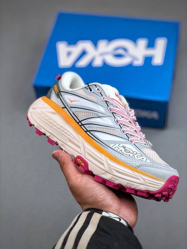 美国新兴跑鞋品牌Hoka One One Mafate Speed 2 Low 玛法特2代系列低帮轻量户外越野休闲运动慢跑鞋 尺码： 36-45 半