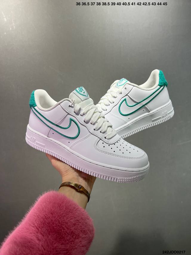 特价Nike Air Force 1 Low 07 “帆布白” 原楦头原纸板 打造纯正低帮空军版型 专注外贸渠道 全掌内置蜂窝气垫 原盒配件 原厂中底钢印、拉帮