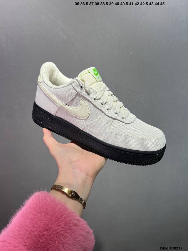 特价Nike Air Force 1 Low 07 “帆布白” 原楦头原纸板 打造纯正低帮空军版型 专注外贸渠道 全掌内置蜂窝气垫 原盒配件 原厂中底钢印、拉帮 - 点击图像关闭