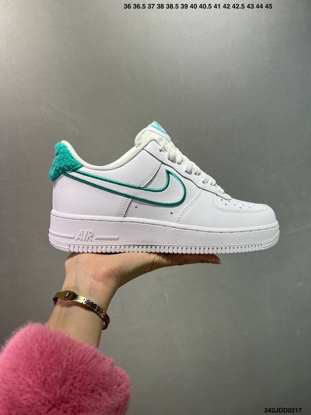 特价Nike Air Force 1 Low 07 “帆布白” 原楦头原纸板 打造纯正低帮空军版型 专注外贸渠道 全掌内置蜂窝气垫 原盒配件 原厂中底钢印、拉帮