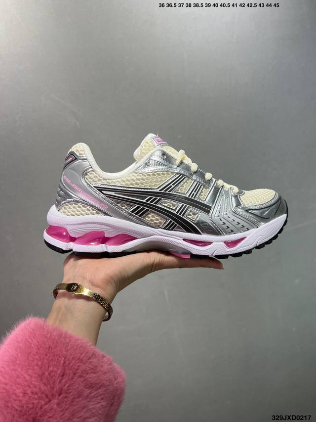 公司级Asics Gel-Kayano 14复古单品 亚瑟士系列轻量缓震休闲运动跑步鞋 设计师 Hidenori Yamashita 以 Flash 一词为灵感