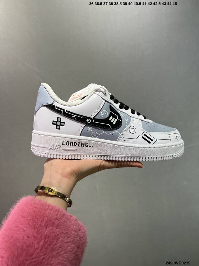 公司级 Nike Air Force 1 Low’07 空军一号低帮休闲板鞋 定制皮料 原楦原纸板 纯正空军版型 内置全掌气垫 货号：男 Cw2288-114