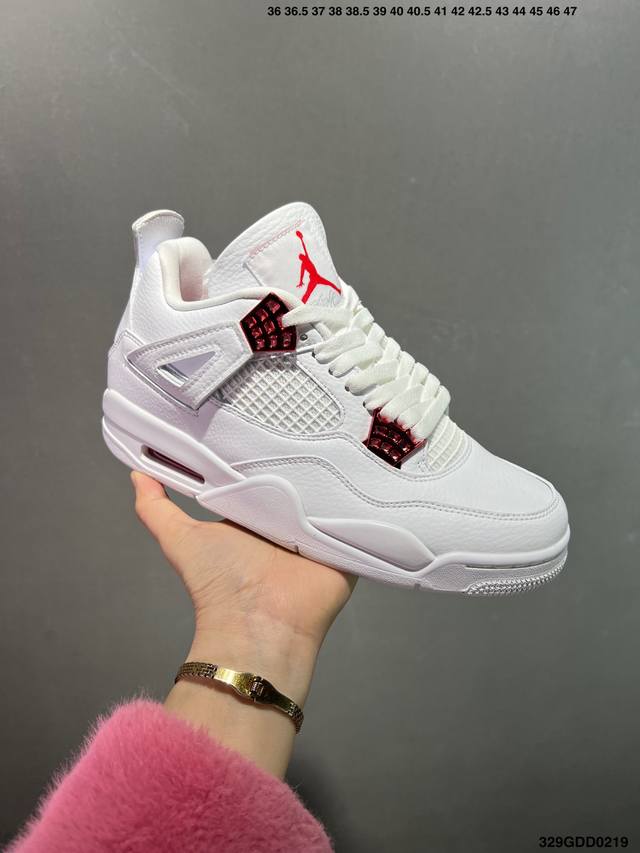 公司级Aj4 Air Jordan 4 Retro ” Infrared “ Aj4乔4 男子文化篮球鞋 大厂出品 主力合作工厂 全新模具开发 纯正4代正确鞋型