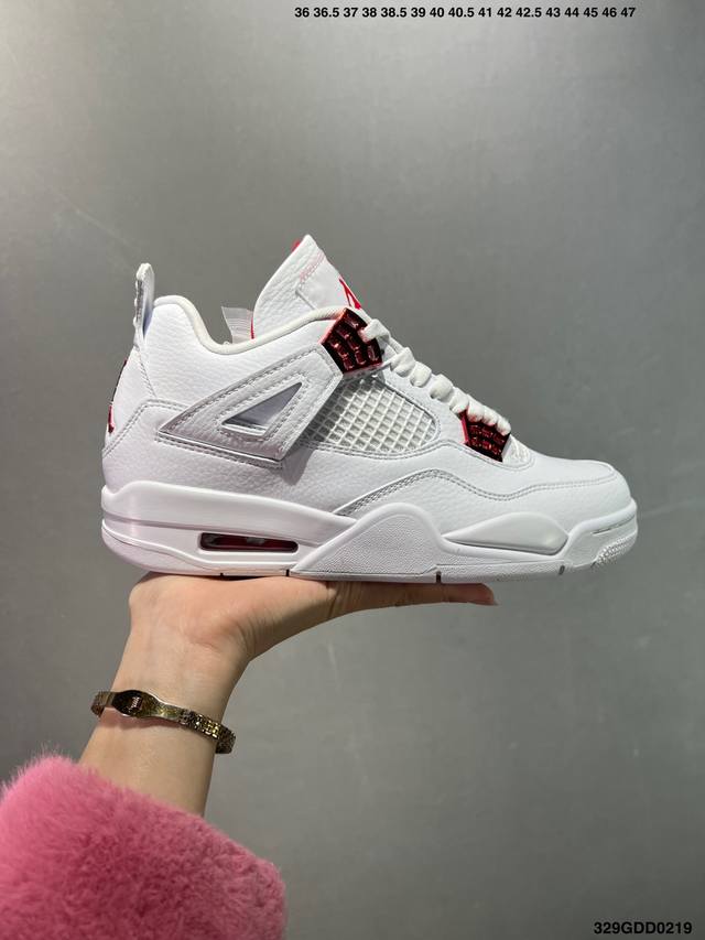 公司级Aj4 Air Jordan 4 Retro ” Infrared “ Aj4乔4 男子文化篮球鞋 大厂出品 主力合作工厂 全新模具开发 纯正4代正确鞋型