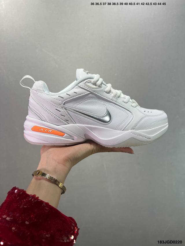 Nike Air Monarch M2K 复古单品 复古潮流优质皮革打造鞋面，夸张流线极符 风靡老爹元素 外形延续当下潮流得未来感老爹鞋 设计干净配色风格也带有