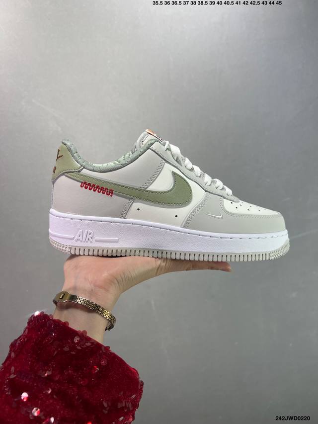 公司级 Nike Air Force 1 Low’07 空军一号低帮休闲板鞋 定制皮料 原楦原纸板 纯正空军版型 内置全掌气垫 货号：Hv6000 Size：3 - 点击图像关闭