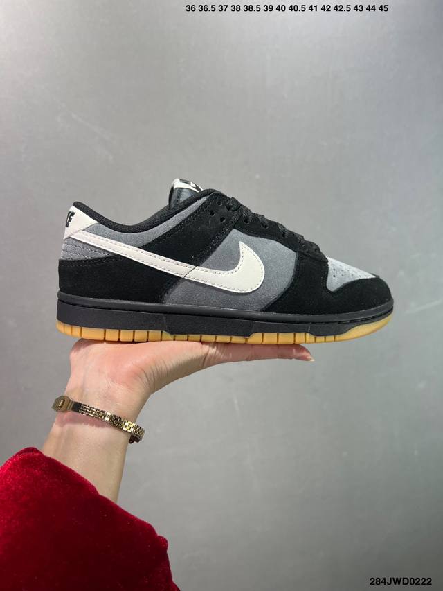 公司级耐克Nike Sb Dunk Low扣篮系列低帮休闲运动滑板板鞋采用软质牛剖皮鞋面材质#正确后跟反口里弧度#原厂中底布正确印刷#鞋垫嵌入缓震乳胶+Sole