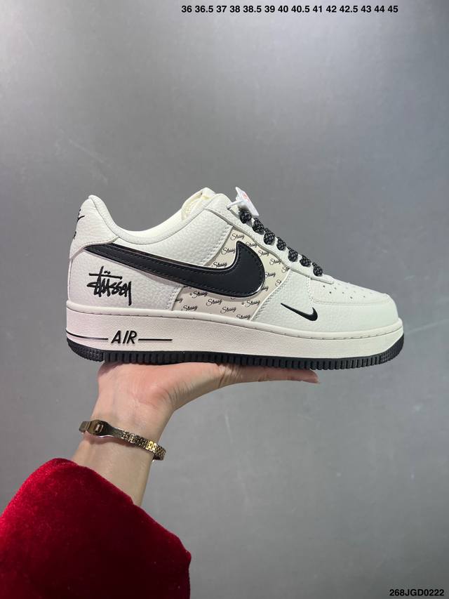 耐克Nike Air Force 1“07 Low 斯图西联名空军一号低帮休闲板鞋 Xz3328 002 码数：36 36.5 37.5 38 38.5 39