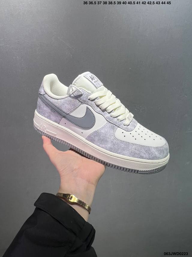 公司级 Nike Air Force 1 Low’07 空军一号低帮休闲板鞋 定制皮料 原楦原纸板 纯正空军版型 内置全掌气垫 货号：男 Cw2288-114