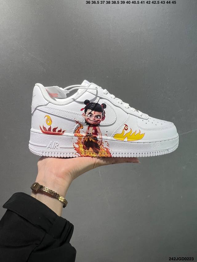 公司级Nike Air Force 1 Low 蓝棕 空军一号低帮运动休闲板鞋 原楦头原纸板 打造纯正空军版型 专注外贸渠道 全掌内置蜂窝气垫 原盒配件 原厂中