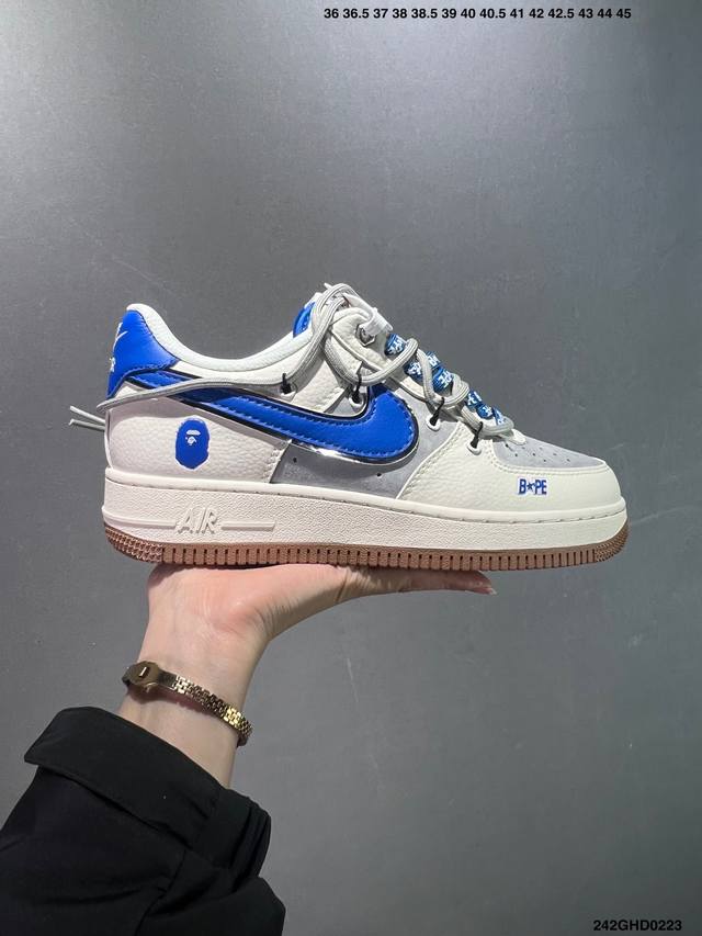 核心私 公司级Nike Air Force 1 ‘07 Low 空军一号 低帮 运动鞋 休闲鞋 折边针车 工艺难度大 原楦头原纸板 原装鞋盒 定制五金配件 内置