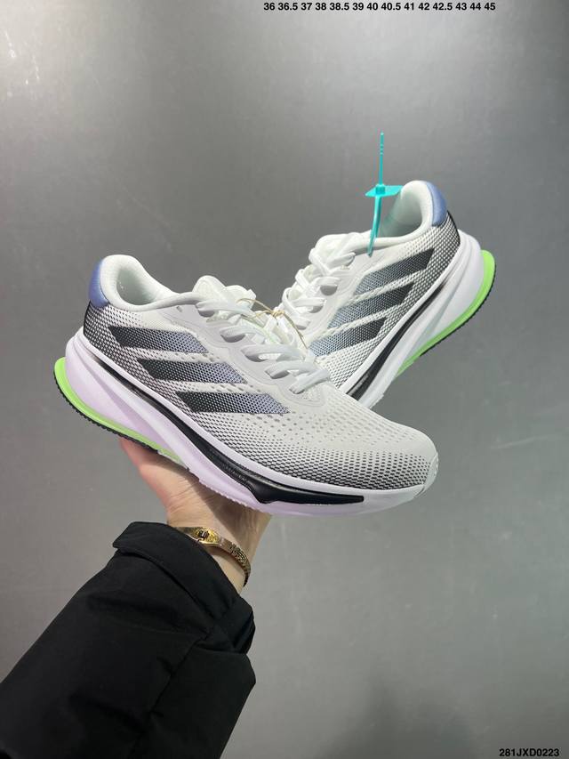 公司级阿迪达斯Adidas Supernova Rise 减震回弹爆米花透气休闲跑步鞋 尺码:36 36.5 37 38 38.5 39 40 40.5 41