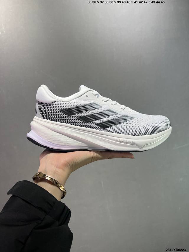 公司级阿迪达斯Adidas Supernova Rise 减震回弹爆米花透气休闲跑步鞋 尺码:36 36.5 37 38 38.5 39 40 40.5 41