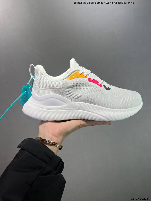 公司级阿迪达斯 Adidas Alpha Bounce 阿尔法 官方同步配色 Cg4761 原盒配防水袋 原材组装 无盒公司货 第一批次 大几率过验原装马牌大底