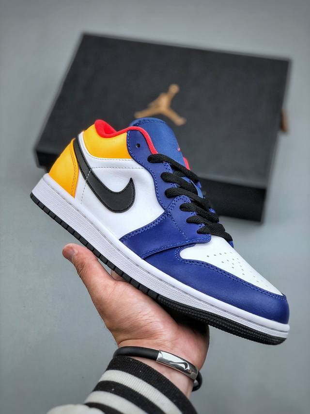 J版特价 Nike Air Jordan 1 Low Aj1 乔1 低帮文化篮球鞋 同步官方配色 原鞋原档案开发 原厂皮料 原档冲孔鞋头 货号：553558 1