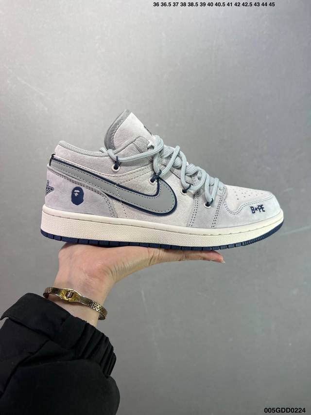 公司级Nike Air Jordan 1 Low 定制配色 定制Aj联名-高端定制 低帮复古文化板鞋 #定制鞋盒 大厂纯原品质出货 超高清洁度 皮料切割干净无任 - 点击图像关闭