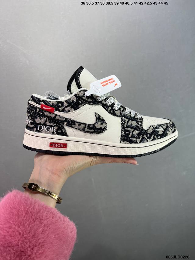 核心私 公司级Air Jordan Aj1 Low 低帮系列定制配色Sj9950-012 原厂内置气垫魔块 A模大底 头层小牛皮 鞋舌Aj原厂专用牛津布+Aj专