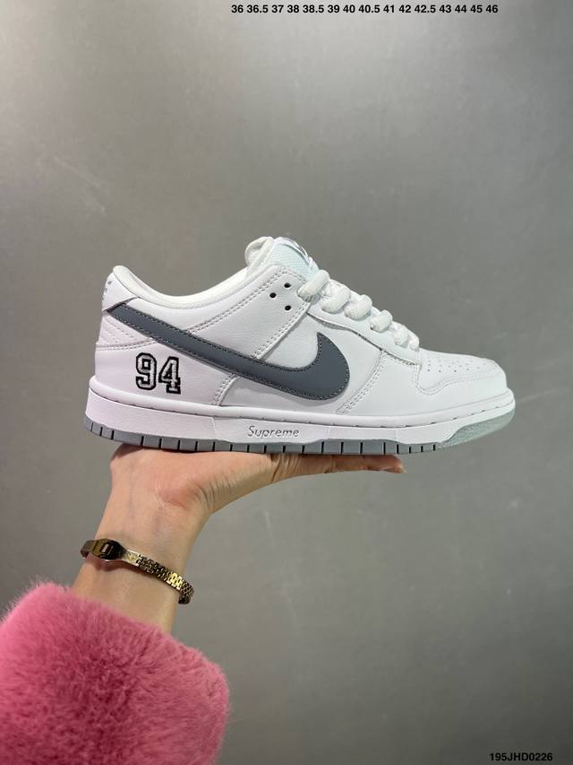 公司级耐克Nike Dunk Low 扣篮系列 复古低帮休闲运动滑板板鞋 采用脚感柔软舒适Zoomair气垫 有效吸收滑板等极限运动在落地时带来的冲击力 为街头