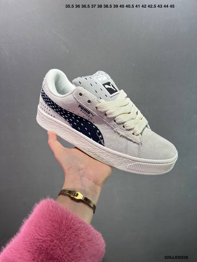 彪马Puma Suede Xl复古单品 防滑耐磨低帮德训板鞋 货号: 395777 02 码数：36 37 37.5 38 38.5 39 40 40.5 41