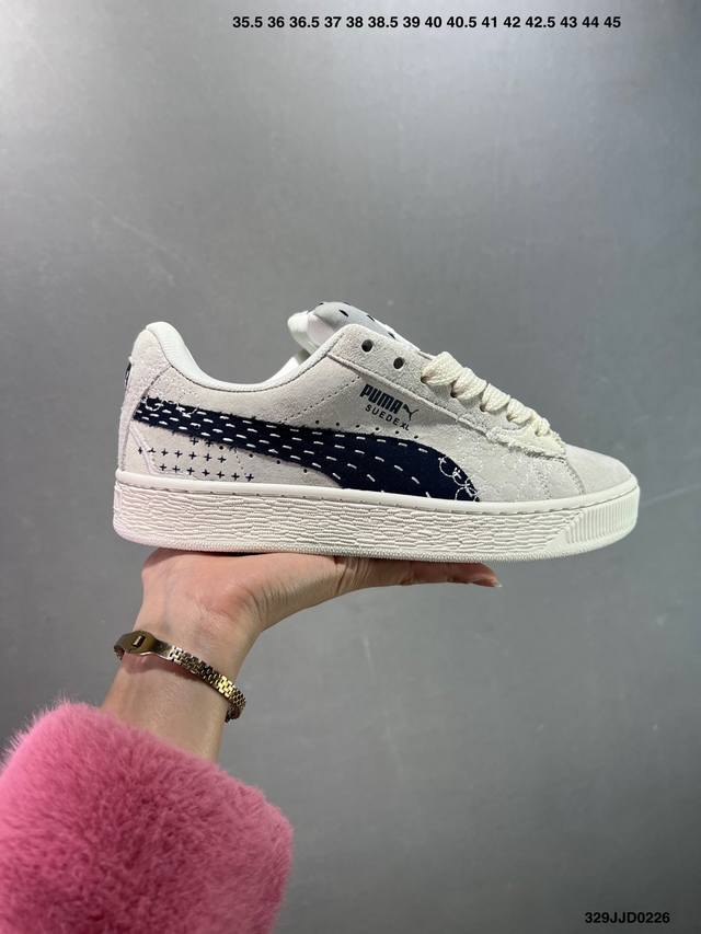 彪马Puma Suede Xl复古单品 防滑耐磨低帮德训板鞋 货号: 395777 02 码数：36 37 37.5 38 38.5 39 40 40.5 41 - 点击图像关闭