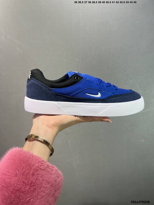 真标Nike Sb Malor 舒适百搭防滑耐磨轻便 低帮 板鞋 货号:Dc7232-300 尺码:40-45 Id:183Jjy0228