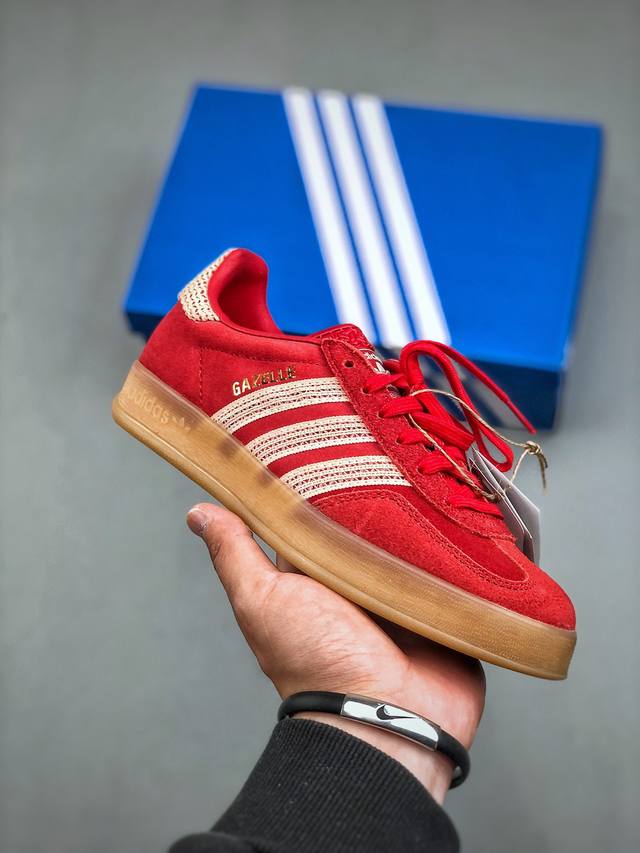 J版纯原 Ad Gazelle Indoor Trainers 羚羊内训系列低帮复古百搭休闲运动德训风板鞋 Ji2756 尺码：35-44 半