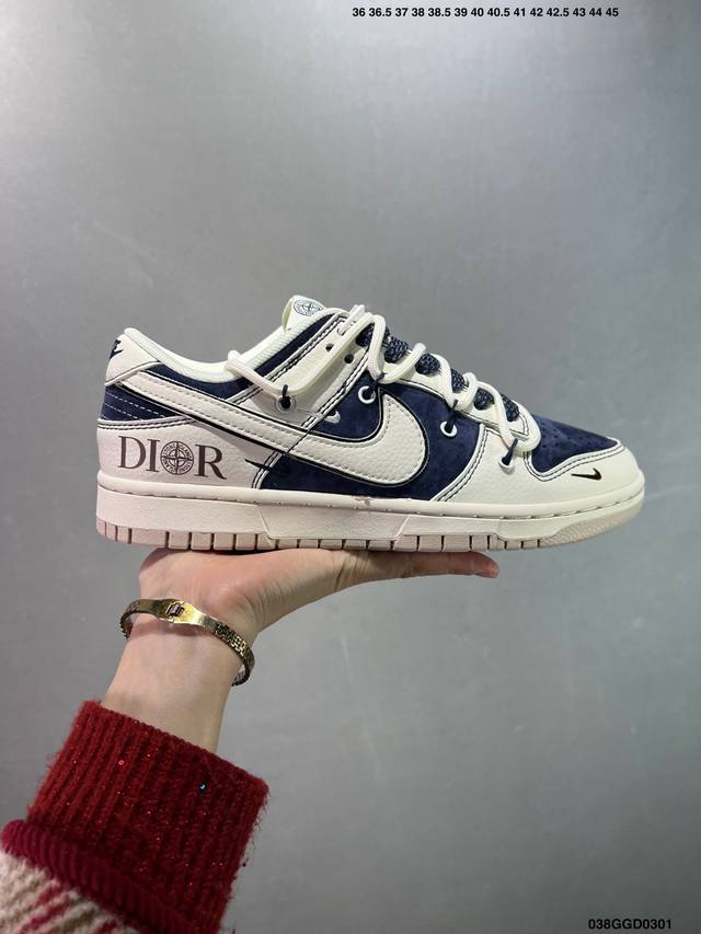 公司级Nk Dunk Low Retro “Diy高端定制” 低帮休闲运动板鞋 原装头层材料 用料绝不含糊 独家版型蒸餾加工帶來的是更好的视觉和脚感体验 清洁度