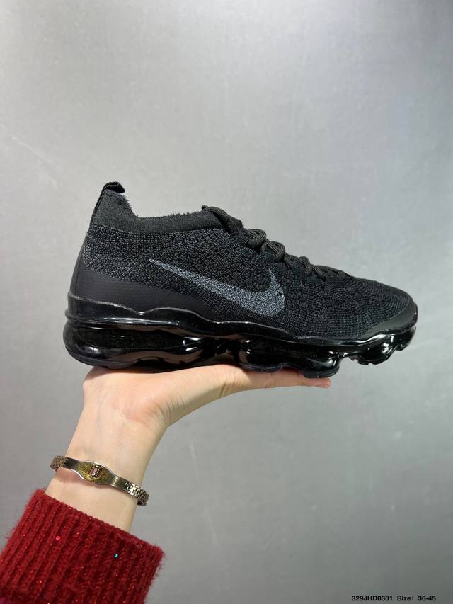 真标耐克Nk Vapormax Flyknit 耐克飞织透气休闲全掌大气垫跑鞋 货号:Dv1678-008 #鞋款鞋面依然采用Flyknit材质提供出色的舒适度